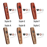 Maxbell Wooden Kazoo Wind Instrument for Party Supplies Outdoor Activities Beginners Style A