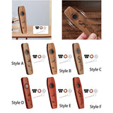 Maxbell Wooden Kazoo Wind Instrument for Party Supplies Outdoor Activities Beginners Style A