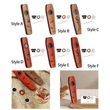 Maxbell Wooden Kazoo Wind Instrument for Party Supplies Outdoor Activities Beginners Style A