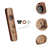 Maxbell Wooden Kazoo Wind Instrument for Party Supplies Outdoor Activities Beginners Style A