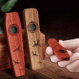 Maxbell Wooden Kazoo Wind Instrument for Party Supplies Outdoor Activities Beginners Style A