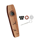 Maxbell Wooden Kazoo Wind Instrument for Party Supplies Outdoor Activities Beginners Style B