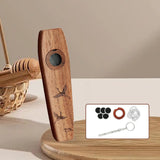 Maxbell Wooden Kazoo Wind Instrument for Party Supplies Outdoor Activities Beginners Style B