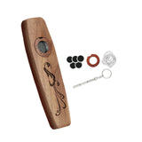 Maxbell Wooden Kazoo Wind Instrument for Party Supplies Outdoor Activities Beginners Style C