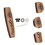 Maxbell Wooden Kazoo Wind Instrument for Party Supplies Outdoor Activities Beginners Style C