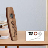 Maxbell Wooden Kazoo Wind Instrument for Party Supplies Outdoor Activities Beginners Style C