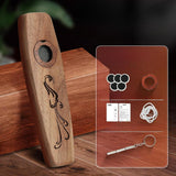 Maxbell Wooden Kazoo Wind Instrument for Party Supplies Outdoor Activities Beginners Style C