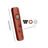 Maxbell Wooden Kazoo Wind Instrument for Party Supplies Outdoor Activities Beginners Style D