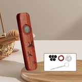 Maxbell Wooden Kazoo Wind Instrument for Party Supplies Outdoor Activities Beginners Style D