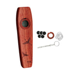 Maxbell Wooden Kazoo Wind Instrument for Party Supplies Outdoor Activities Beginners Style E