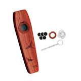 Maxbell Wooden Kazoo Wind Instrument for Party Supplies Outdoor Activities Beginners Style E