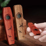 Maxbell Wooden Kazoo Wind Instrument for Party Supplies Outdoor Activities Beginners Style E