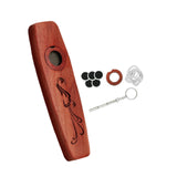 Maxbell Wooden Kazoo Wind Instrument for Party Supplies Outdoor Activities Beginners Style F
