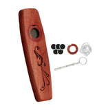 Maxbell Wooden Kazoo Wind Instrument for Party Supplies Outdoor Activities Beginners Style F