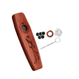 Maxbell Wooden Kazoo Wind Instrument for Party Supplies Outdoor Activities Beginners Style F