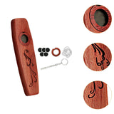Maxbell Wooden Kazoo Wind Instrument for Party Supplies Outdoor Activities Beginners Style F