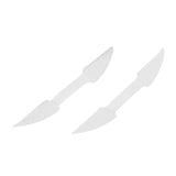 Maxbell 2Pcs Flute Mouthpiece Positioning Stickers for Woodwind Chinese Bamboo Flute Thickness 0.2mm