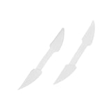 Maxbell 2Pcs Flute Mouthpiece Positioning Stickers for Woodwind Chinese Bamboo Flute Thickness 0.2mm