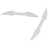 Maxbell 2Pcs Flute Mouthpiece Positioning Stickers for Woodwind Chinese Bamboo Flute Thickness 0.2mm