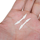 Maxbell 2Pcs Flute Mouthpiece Positioning Stickers for Woodwind Chinese Bamboo Flute Thickness 0.5mm