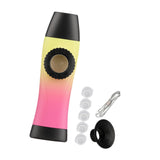 Maxbell Kazoo Toy Professional Accompaniment with Membranes for Guitar Ukulele Piano Yellow Pink