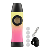 Maxbell Kazoo Toy Professional Accompaniment with Membranes for Guitar Ukulele Piano Yellow Pink