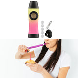 Maxbell Kazoo Toy Professional Accompaniment with Membranes for Guitar Ukulele Piano Yellow Pink