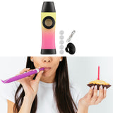 Maxbell Kazoo Toy Professional Accompaniment with Membranes for Guitar Ukulele Piano Yellow Pink