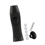 Maxbell Kazoo Toy Professional Accompaniment with Membranes for Guitar Ukulele Piano Black