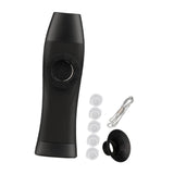 Maxbell Kazoo Toy Professional Accompaniment with Membranes for Guitar Ukulele Piano Black