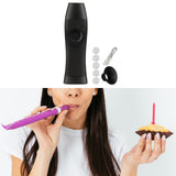 Maxbell Kazoo Toy Professional Accompaniment with Membranes for Guitar Ukulele Piano Black