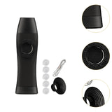 Maxbell Kazoo Toy Professional Accompaniment with Membranes for Guitar Ukulele Piano Black