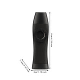 Maxbell Kazoo Toy Professional Accompaniment with Membranes for Guitar Ukulele Piano Black
