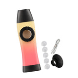 Maxbell Kazoo Toy Professional Accompaniment with Membranes for Guitar Ukulele Piano Yellow Dark Pink