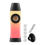 Maxbell Kazoo Toy Professional Accompaniment with Membranes for Guitar Ukulele Piano Yellow Dark Pink