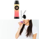 Maxbell Kazoo Toy Professional Accompaniment with Membranes for Guitar Ukulele Piano Yellow Dark Pink