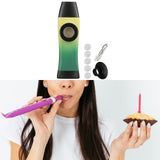 Maxbell Kazoo Toy Professional Accompaniment with Membranes for Guitar Ukulele Piano Yellow Green