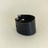 Maxbell Saxophone Mouthpiece Ligature Fastener Sturdy PU Leather for Bass Saxophones
