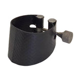 Maxbell Saxophone Mouthpiece Ligature Fastener Sturdy PU Leather for Bass Saxophones