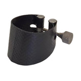 Maxbell Saxophone Mouthpiece Ligature Fastener Sturdy PU Leather for Bass Saxophones