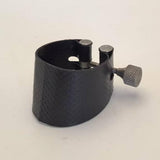 Maxbell Saxophone Mouthpiece Ligature Fastener Sturdy PU Leather for Bass Saxophones