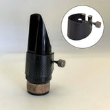 Maxbell Saxophone Mouthpiece Ligature Fastener Sturdy PU Leather for Bass Saxophones
