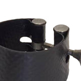 Maxbell Saxophone Mouthpiece Ligature Fastener Sturdy PU Leather for Bass Saxophones