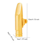 Maxbell Alto Saxophone Mouthpiece with Ligature and Cap Gifts for Kids Adults Family 6C