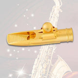 Maxbell Alto Saxophone Mouthpiece with Ligature and Cap Gifts for Kids Adults Family 7C