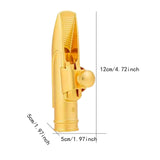 Maxbell Alto Saxophone Mouthpiece with Ligature and Cap Gifts for Kids Adults Family 8C