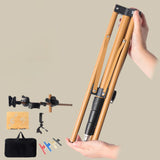 Maxbell Wooden Music Stand for Sheet Music Sturdy Portable for Lectern Piano Player with phone clip