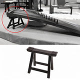 Maxbell Wooden Guzheng Stand Sturdy Stable Guzheng Holder for Stage Beginner Travel Black