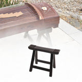 Maxbell Wooden Guzheng Stand Sturdy Stable Guzheng Holder for Stage Beginner Travel Black