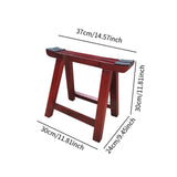Maxbell Wooden Guzheng Stand Sturdy Stable Guzheng Holder for Stage Beginner Travel Red